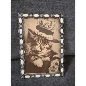 Vintage Cat Ephemera Newspaper Magazine Clipping Framed Art
